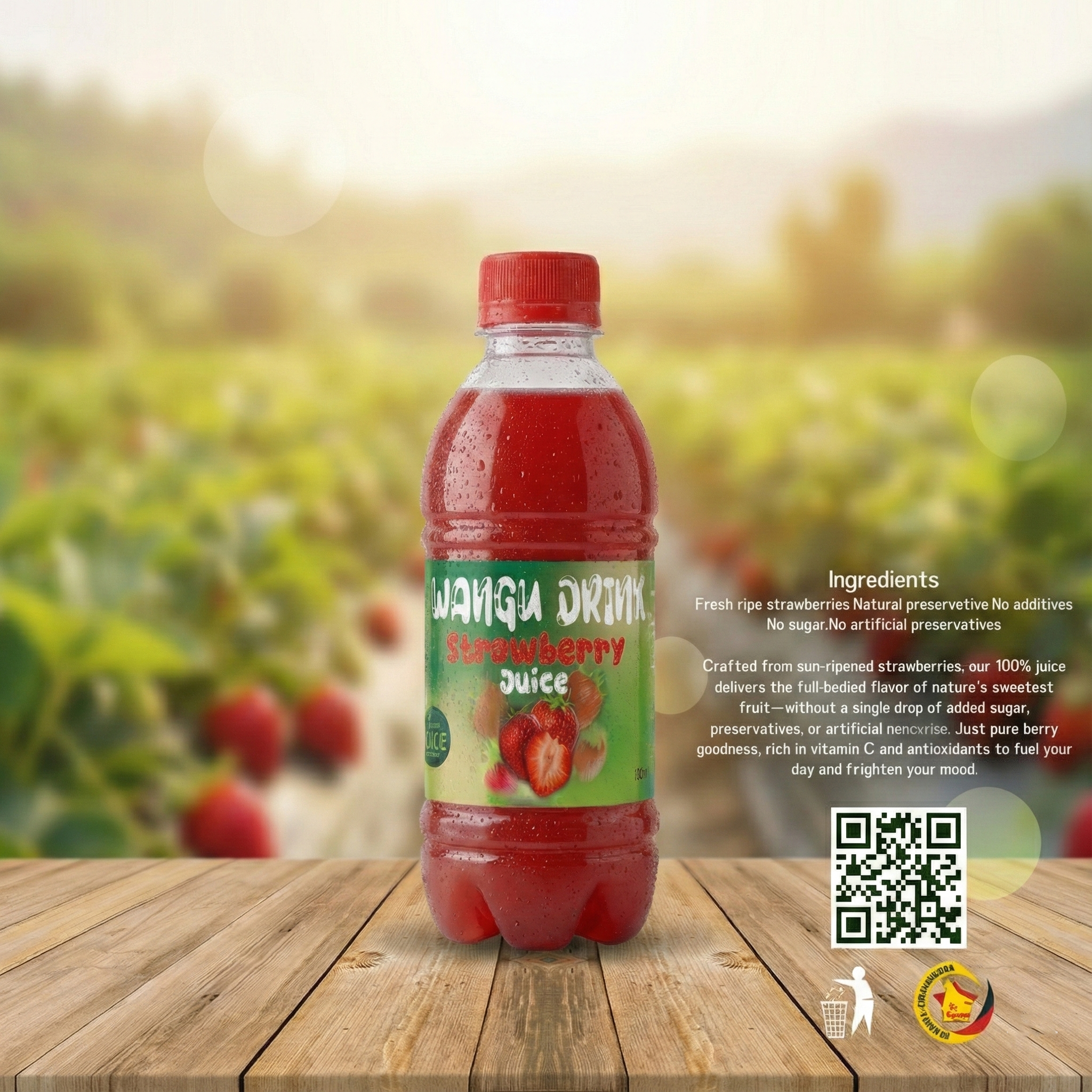 Wangu Strawberry Juice